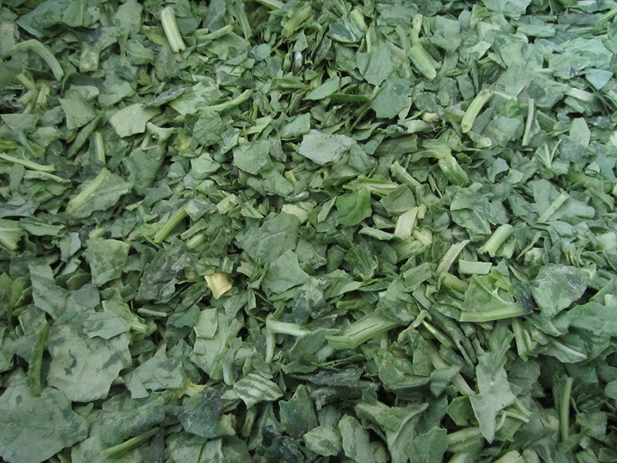 spinach cut